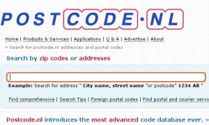 Postcode.nl Zoeken Bij Adres Nederland 