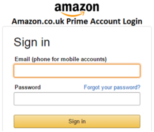 How to Log in Amazon Prime