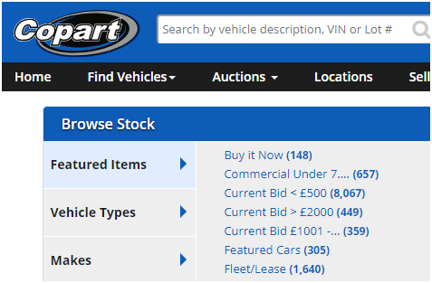 Copart UK Member Login