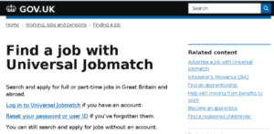 Job centre direct gov.co.uk