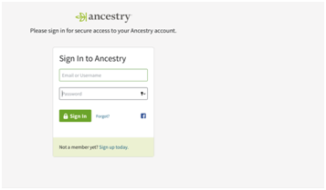 Com www sign in ancestry 