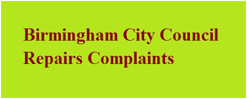 Birmingham City Council Repairs Complaints