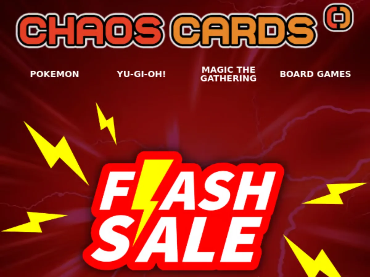 chaos cards discount