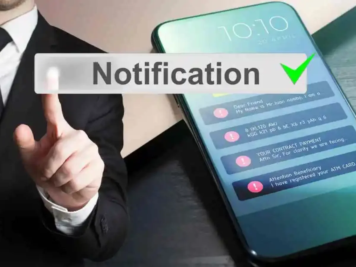 notifications on iphone